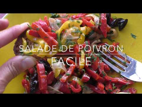 Vidéo: Recette Salade De Poivrons