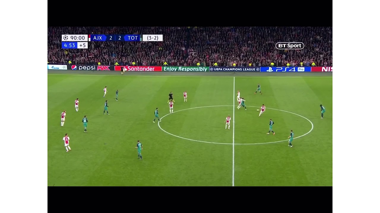 Lucas Moura Last Minute Goal Against AJAX