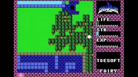 Hydlide (MSX, rom, 1985 T&E Soft)