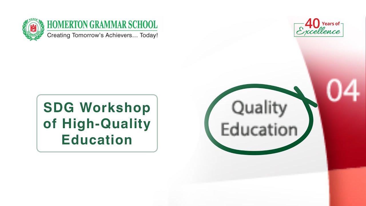 SDG Workshop On High Quality Education By Students Of Homerton Grammar sdg-workshop-on-high-quality-education-by-students-of-homerton-grammar