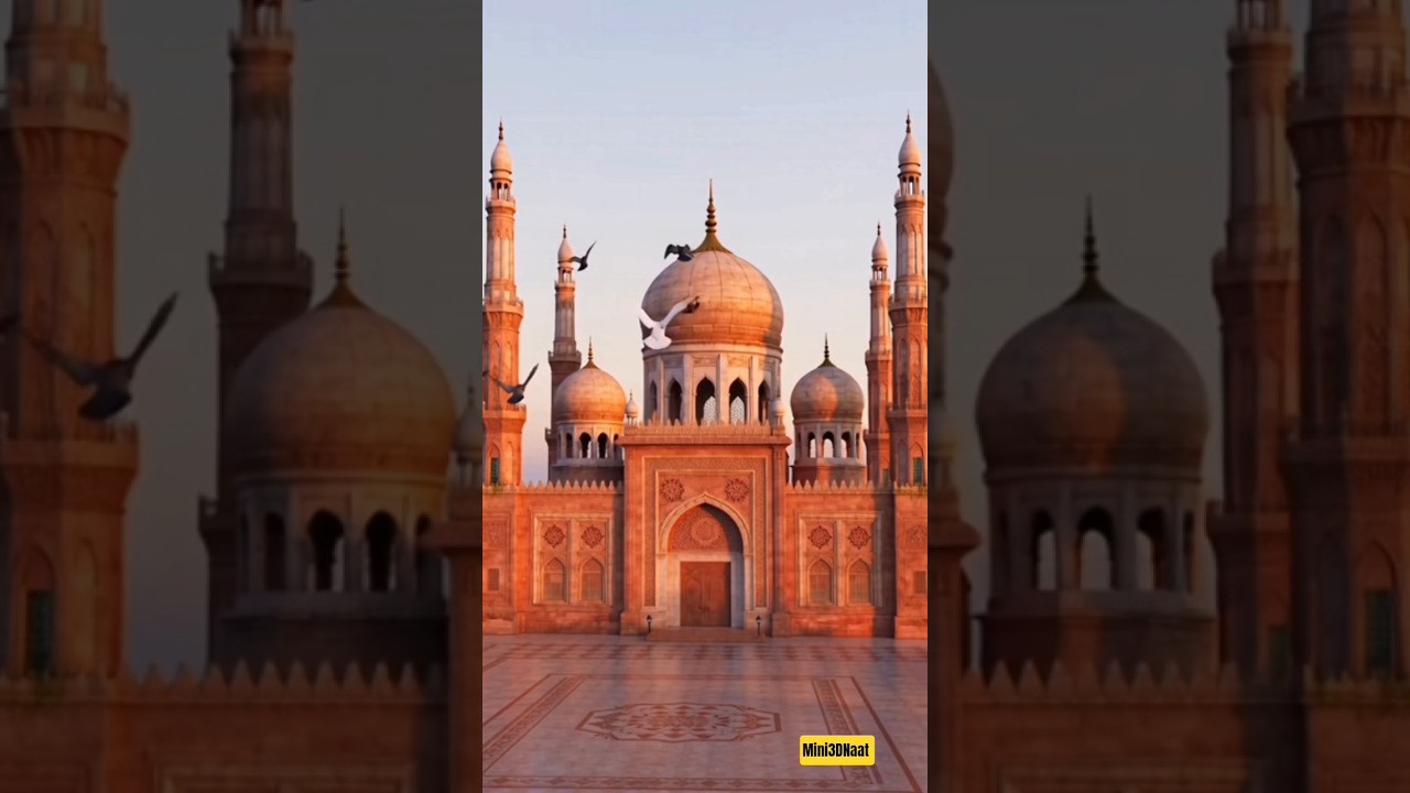 Kids Reciting Naat at Badshahi Masjid MashAllah |Beautiful ❤️#shortsfeed #naat #naat