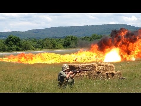 flamethrower ww1 in color