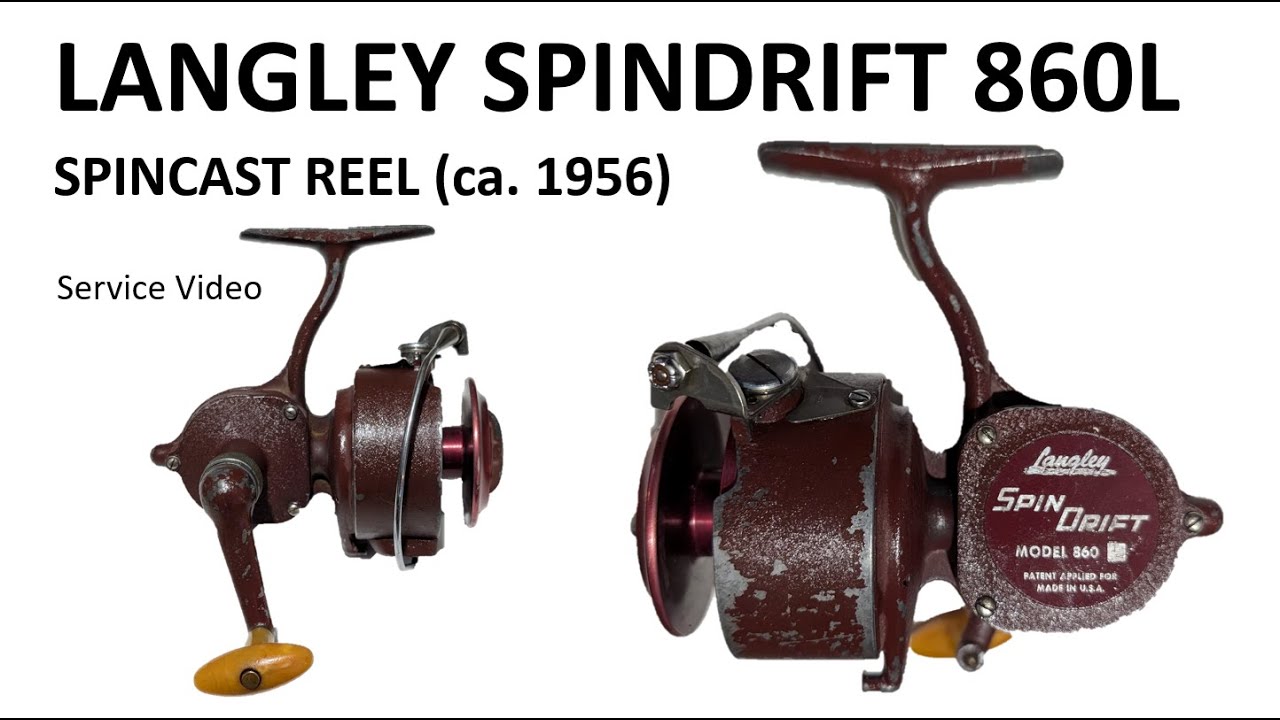Langley SpinDrift 860L (ca. 1956) Vintage Spinning Fishing Reel Service Video Langley SpinDrift 860L (ca. 1956) Vintage Spinning Fishing Reel Service Video