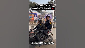 JAI SHREE RAM 🚩 | SECURITY IN AYODHYA DHAM 🚩| #ayodhya #ayodhyarammandir #ayodhyanagri #rammandir