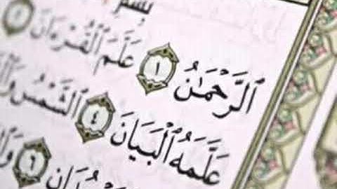 سورة الرحمن للقارئ الشيخ  ناصر الحصامي