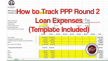 How to Track PPP Round 2 Loan Expenses (Template Included)