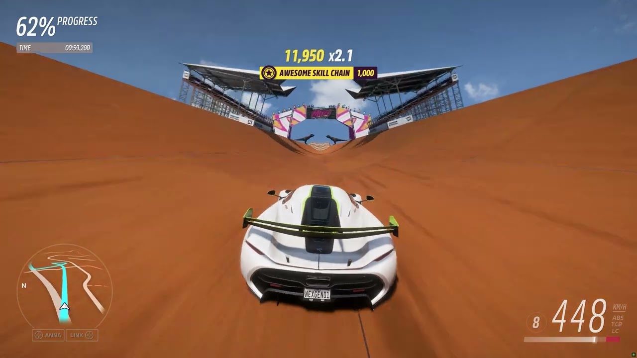 Giant Ramp 500+ KPH  Koenisegg | Forza Horizon 5 | Gameplay-4K