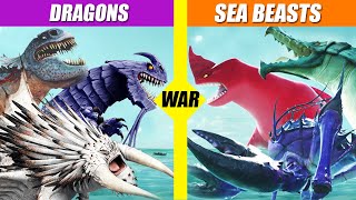 How To Train Your Dragon vs Sea Beast Turf War | SPORE