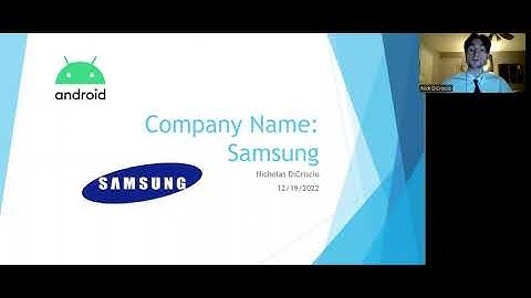 Corp Strategy Final Project - Video Submission Nicholas DiCriscio