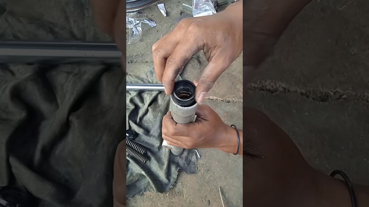 IDE KREATIF, cara pasang seal shock depan mudah dan aman