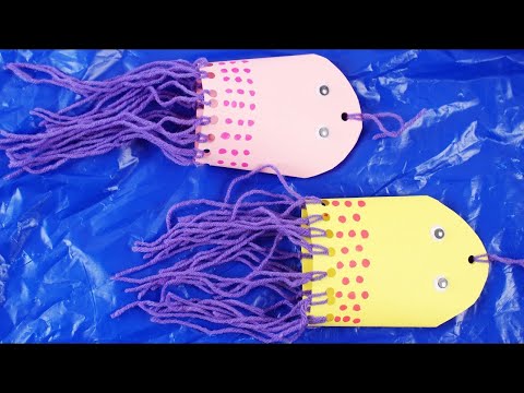 How to Make Jellyfish With Paper | Paper Jellyfish | Do It Yourself