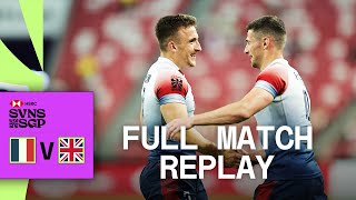 GB survive crucial quarterfinal | France v Great Britain | Singapore HSBC SVNS | Full Match Replay