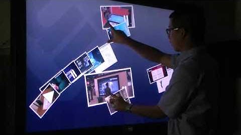 Multi-touch demonstration - Infocrest Technology