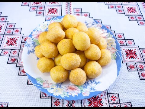 КАРТОФЕЛЬНЫЕ ШАРИКИ или КАРТОФЕЛЬНЫЕ ПАМПУШКИ очень просто Картопляні кульки або картопляні пампушки