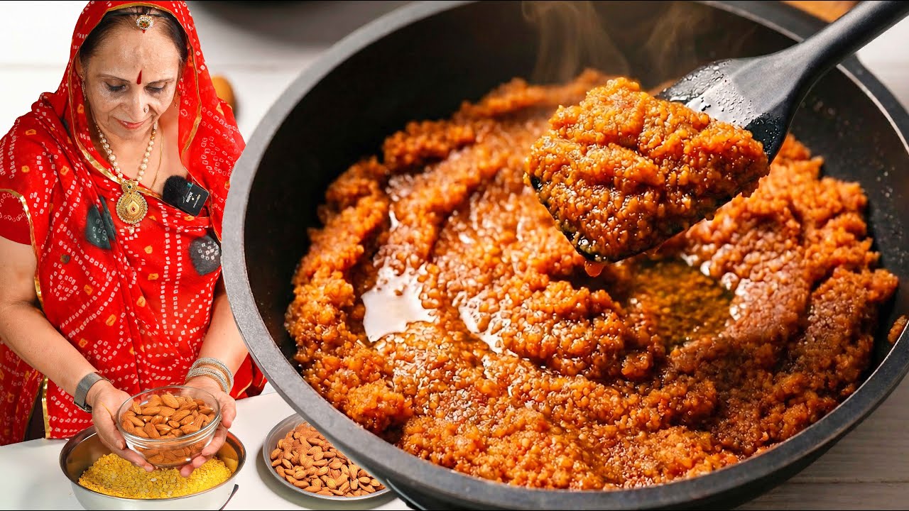 हलवाई के सीक्रेट तरीके से बनाएं शादियों वाला मूंगदाल बादाम हलवा | Perfect Moong Dal Halwa