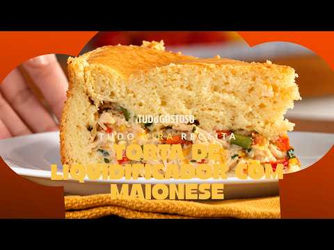 O que é bom, pode ficar ainda melhor: coloque maionese na massa da torta de liquidificador