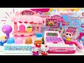 Satisfying with unboxing cute pink ice cream store cash register  asmr toys