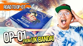 OP-01 RESTOCK from Bandai UK! Opening a One Piece TCG Booster Box