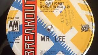 Mr  Lee ‎– I Can't Forget (Dub Mix)