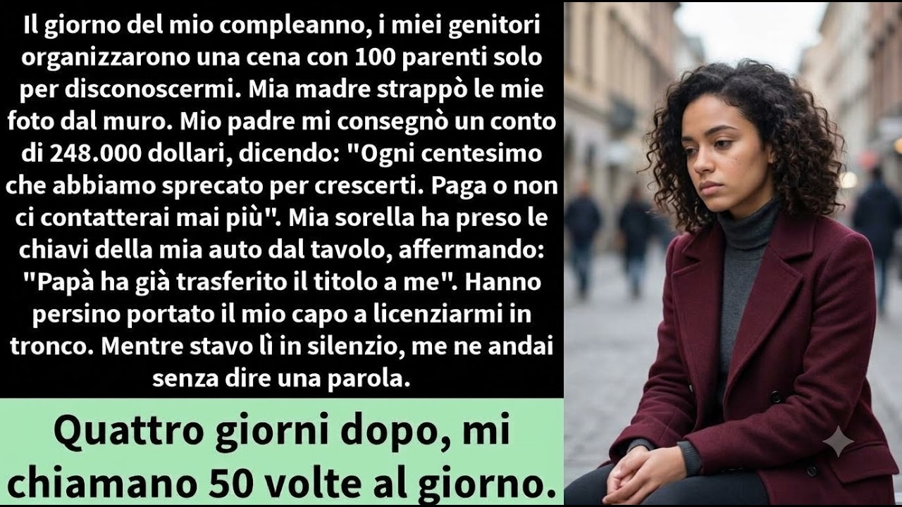 Mio padre mi ha teso una cartella di cuoio pesante con un sorriso che non gli arrivava agli occhi. "È il tuo regalo," ha detto. Cento parenti in giardino, bicchieri di champagne, tutti a guardare...