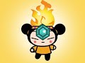 Fire Pucca Transformation (Kirby Right back at ya style)
