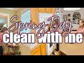 * SPRING DAY *  CLEAN WITH ME / SPRING PORCH DECORATE WITH ME / REALISTIC CLEANING MOTIVATION