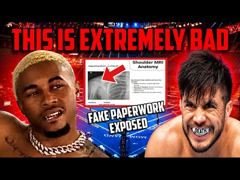 DEENTHEGREAT SCARED FOR HIS LIFE PULLS OUT OF FIGHT WITH FAKE INJURY