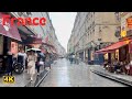 24 August 2024 Paris 4K HDR walking video rain 🌧️ Day experience It's like you're walking with me