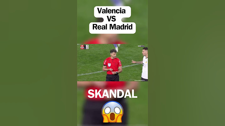 The Scandalous Showdown: Real Madrid's Controversial Comeback vs Valencia! ⚽️🔥