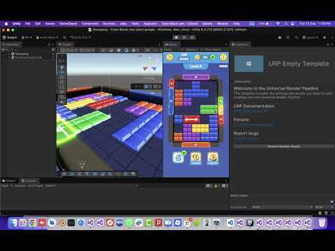 block out color sort puzzle unity source code