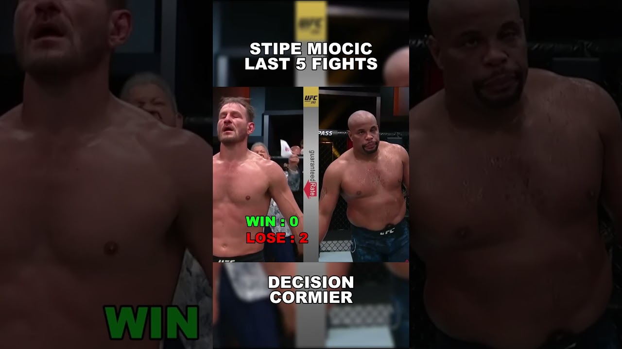 Stipe Miocic’s Last 5 Fights in 60 Seconds 🥊 | Is He the Heavyweight GOAT? 