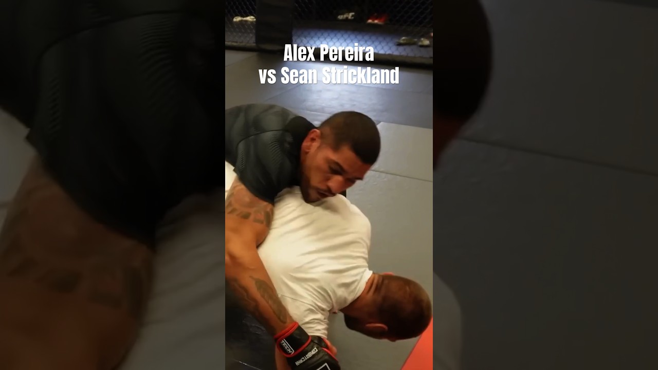 Alex Pereira rag-dolling Sean Strickland
