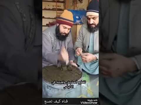 كيف تصنع ازاي تعمل تقطيع حشيش ووضعه في الكيس قبل الكبس