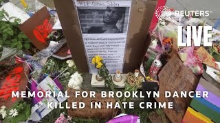 LIVE: Memorial for O'Shae Sibley, dancer stabbed in Brooklyn hate crime case