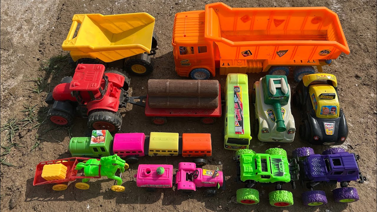 Gadi Wala Cartoon Video | Dumper Truck , Remote Control Helicopter, Mini Tractor, Tractor Trolley