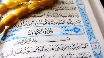 سورة الكهف كاملة مكتوبة للقارئ ماهر المعيقلي (بدون إعلانات)