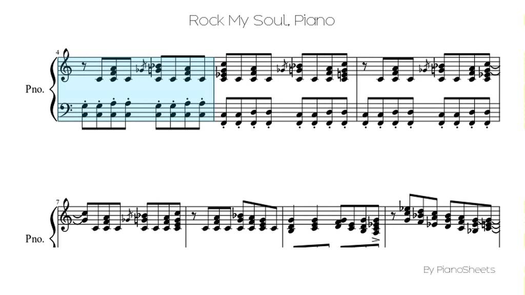 Rock My Soul [Piano Solo] - YouTube
