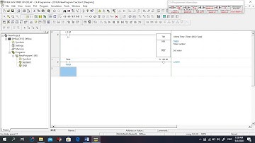 TIMER DAN COUNTER PADA PLC OMRON DENGAN MENGGUNAKAN SOFTWARE CX-PROGRAMMER