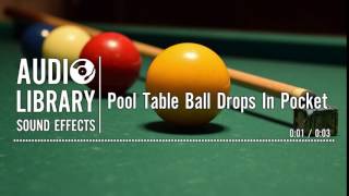 Pool Table Ball Drops In Pocket - Sound Effect