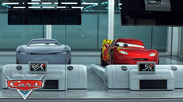 Lightning Tries Next Gen Training! | Pixar Cars