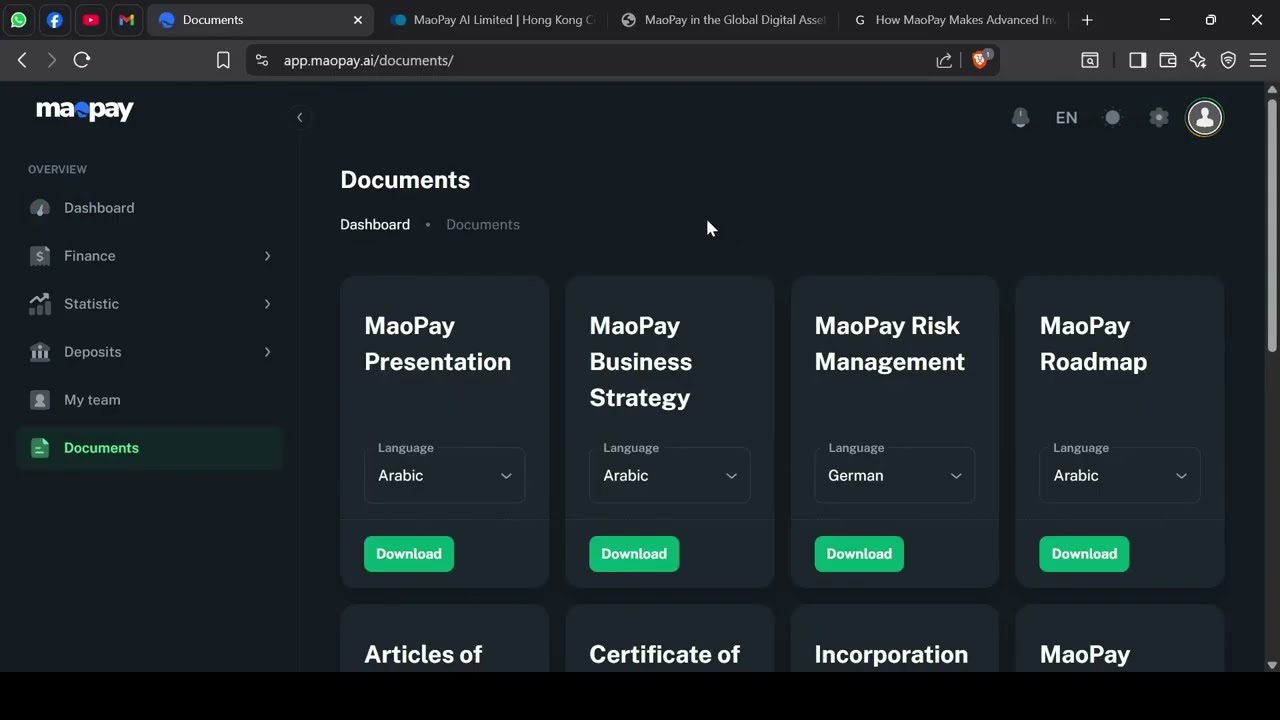 Présentation de la société MaoPay.ai 