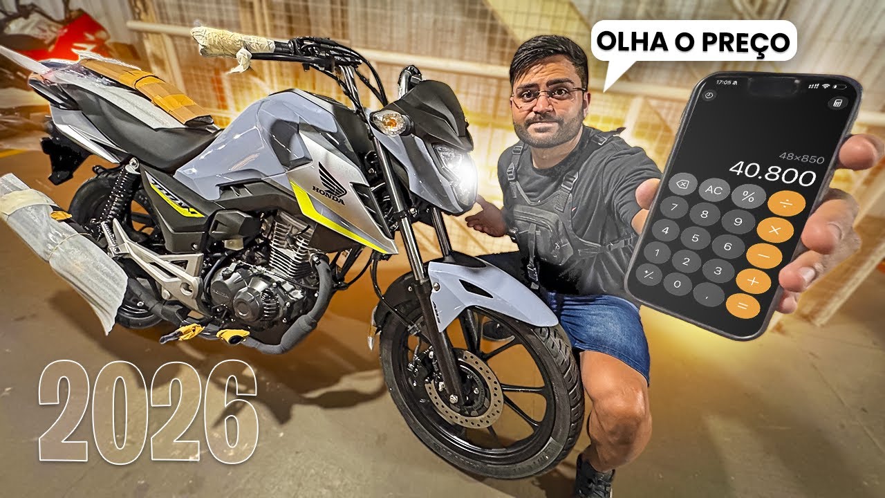 VOU COMPRAR A NOVA TITAN 160 2026 !?