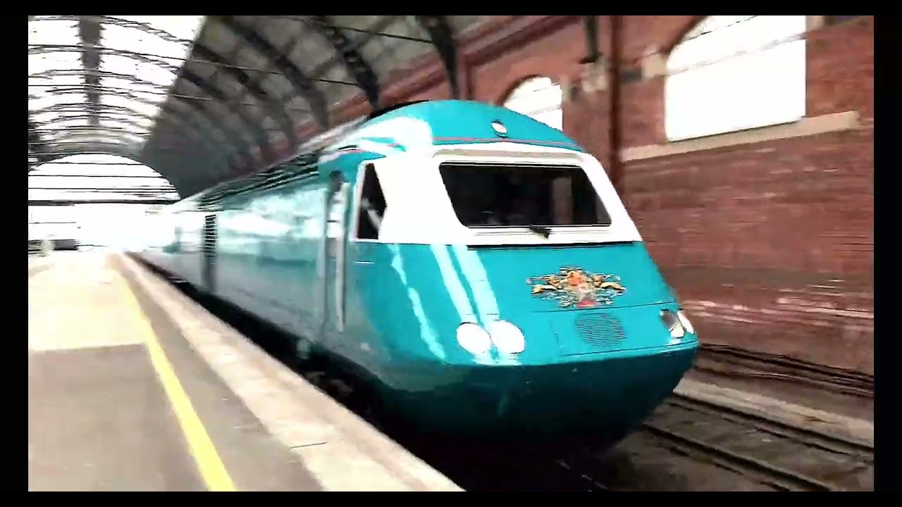 Midland Pullman 43109 & 43063 passing Darlington 