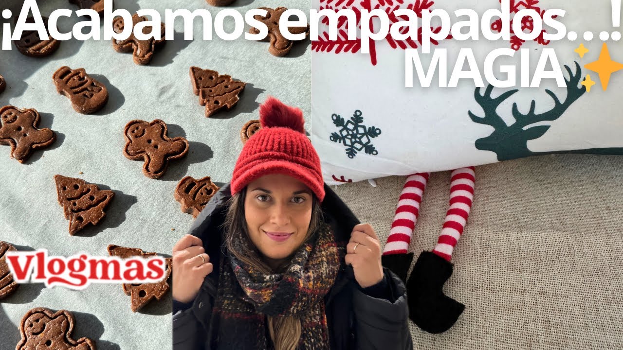 🎄VLOGMAS: No llegamos + así empezó oficialmente✨ galletas con Nutella 