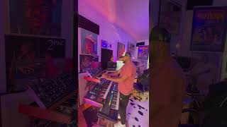 Session work 🎹 #funk #music #groove #rnb #music #soul #moog #arturia #roland #korg #synthesizer