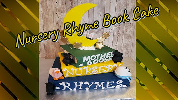 Nursery Rhyme Stacked Book Cake Tutorial | How To