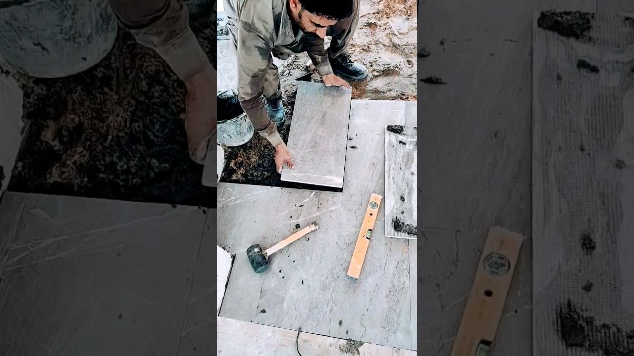 How to Install 30x60cm Marble!👌👌👌👌 