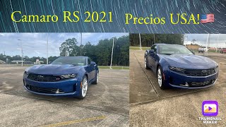 ‼️Cuanto cuesta un Camaro nuevo en EEUU‼️Precios USA!Camaro en venta! Camaro RS Review‼️Lujoso!