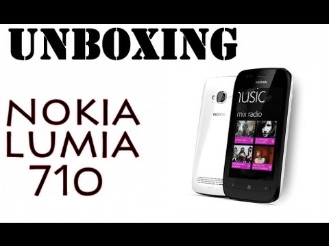 Unboxing Nokia Lumia 710 | Обзор смартфона Nokia Lumia 710
