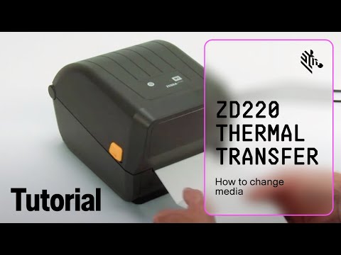 Changing Media in ZD220t Printer | Zebra